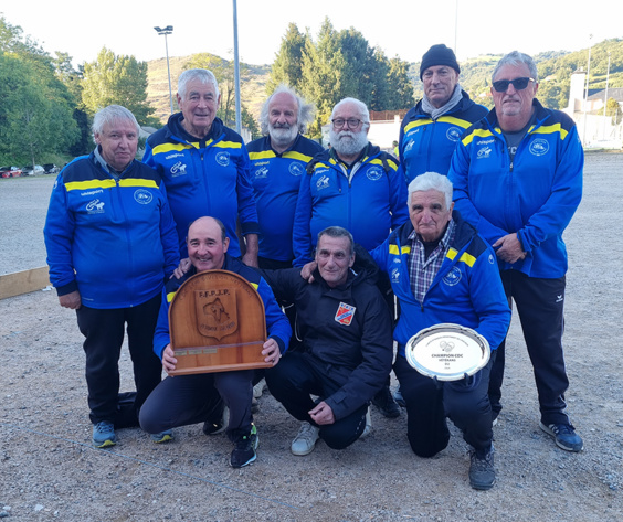 Vainqueurs Phases finales CDC vétérans